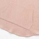 Muslina – Soft V-Neck Hooded Summer Top with Kangaroo Pocket