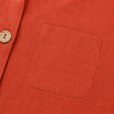 Marelle – Relaxed Fit Linen-Look Button Blouse with ¾ Sleeve
