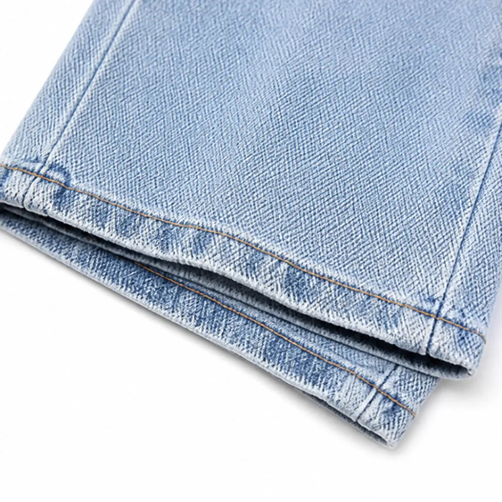 Vellara – Asymmetric Wrap Waist Wide Leg Jeans