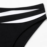 Solvana – Twist-Front Push-Up Bikini Set with High-Waist Bottoms