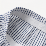 Coastlyn – Women's Striped Pants with Button Trim