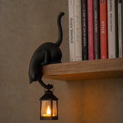 Black Cat Hook with Lantern