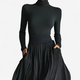 Linara - Women's High Waisted Maxi Skirt