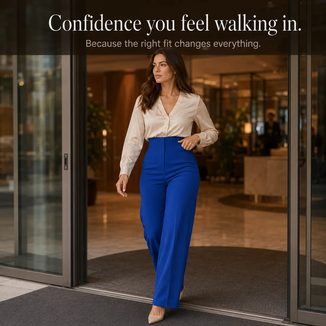 Velora – High-Waist Wide-Leg Pants for Women