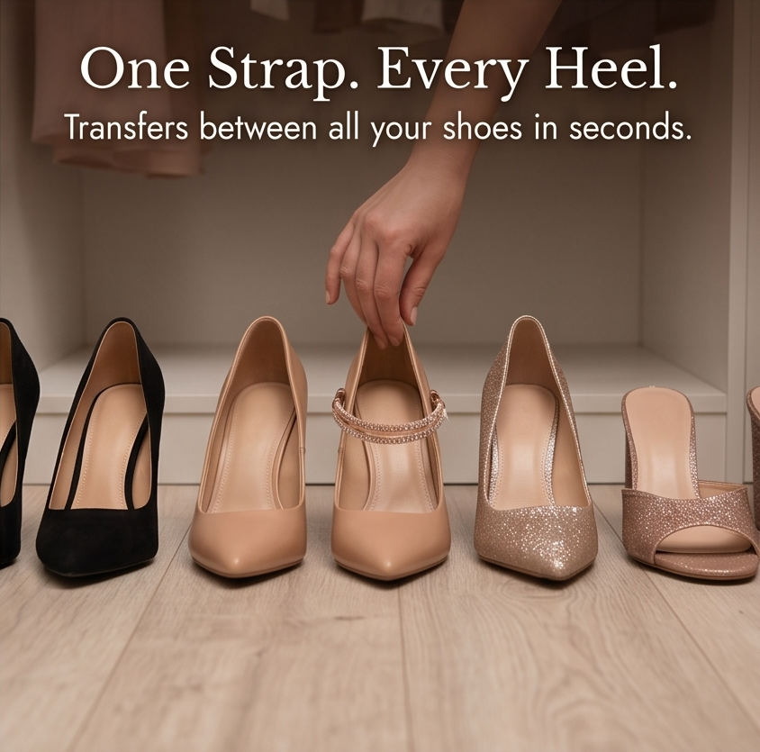 Strella – Instant Glam Rhinestone Heel Straps