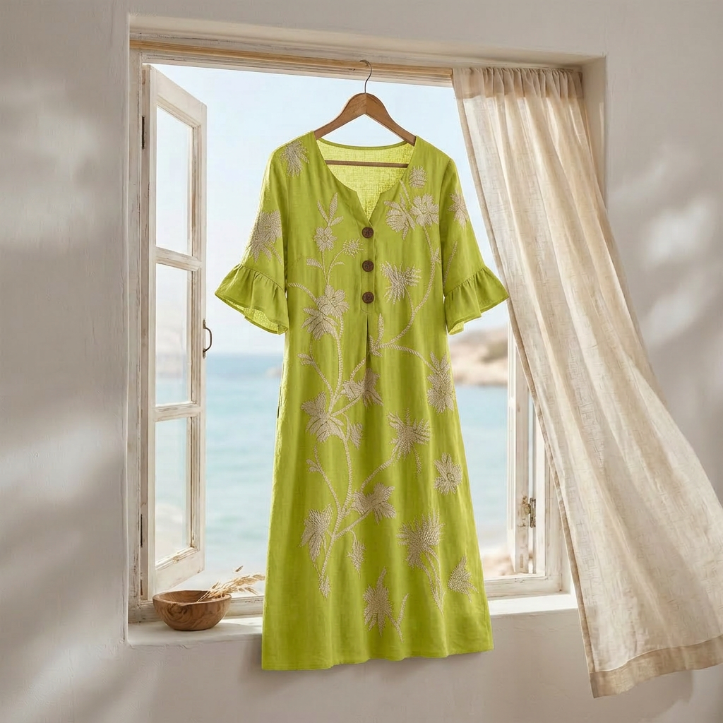 Solenya – Women's Floral Midi Dress
