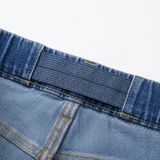 Lounette Elastic-Waist Cropped Denim Jeans for All-Day Comfort