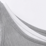 Ellavia – Layered Tank Dress with Mock Two-Piece Design, Sleeveless Sundress