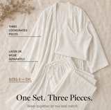 Eloria – Women's Elegant 3-Piece Loungewear Set