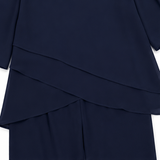 Elowen – Layered Chiffon-like Wedding Guest Pant Set for Women