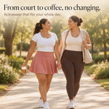 Movella – Plus Size Tennis Skort with Built-in Shorts and Pockets