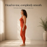 Snatura – Seamless V-Neck Shaping Jumpsuit for Yoga & Everyday Wear