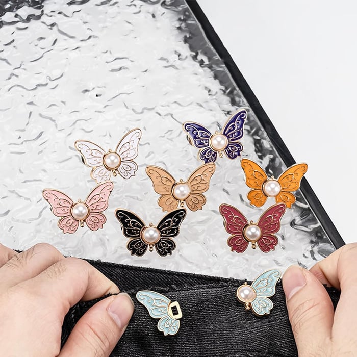 Papilisse - Detachable Butterfly Styling Clips, Set of 3