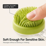 Pawlush – Dog Bath Brush with Built-in Shampoo Dispenser