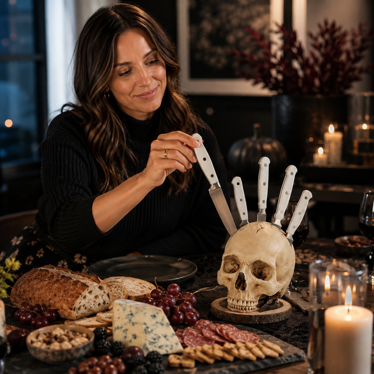 Osseo – Skull Knife Holder That Turns Storage Into Display
