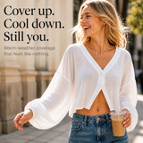 Cruvella – Sheer Layer That Covers Arms Without The Heat