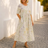 Florenza – Soft Touch Floral Maxi Dress for Women
