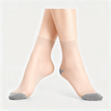 Feeluxe - Silky Anti-Slip Cotton Socks (5+5 Free)