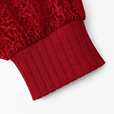 Wearbella – Lace-Sleeve Top That Moves With You