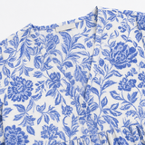 Florenza – Boho V-Neck Floral Midi Dress with Tiered Hem