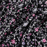 Florenza – Floral V-neck Short Sleeve Tunic Top for Women