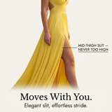 Florenza – Women's Flowing V-Neck Maxi Dress