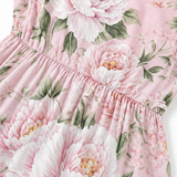 Florenza – Two-Piece Floral Maxi Dress with Sheer Duster