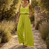 Floressa – Floral Strap Wide-Leg Jumpsuit
