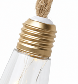 Glowvine – Solar Hemp Rope String Lights with Vintage LED Bulbs