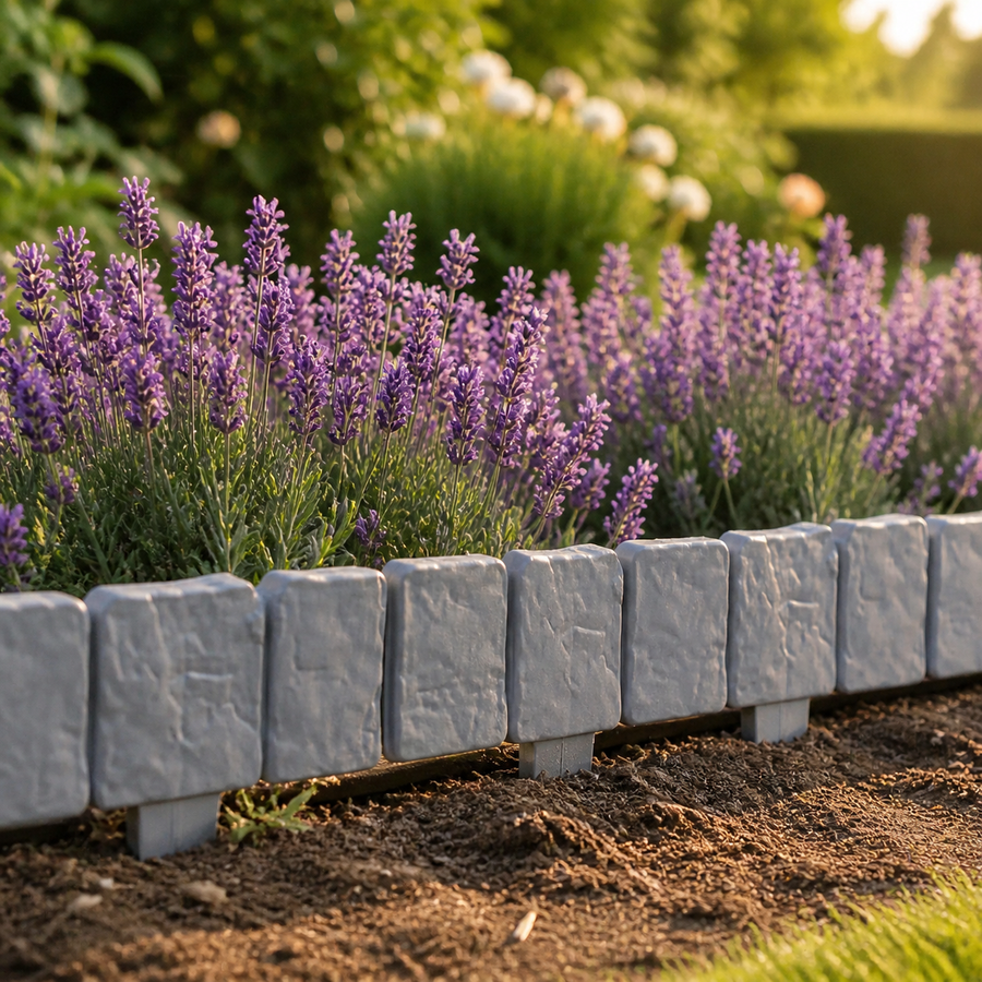 StoneCraft – Stake-In Faux Stone Garden Border