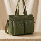 Lunavia – Corduroy Utility Tote with 6 Pockets