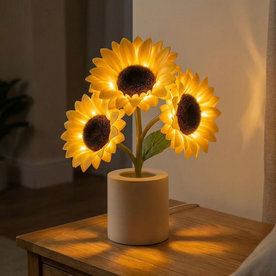 Solara – Rechargeable Sunflower Table Lamp
