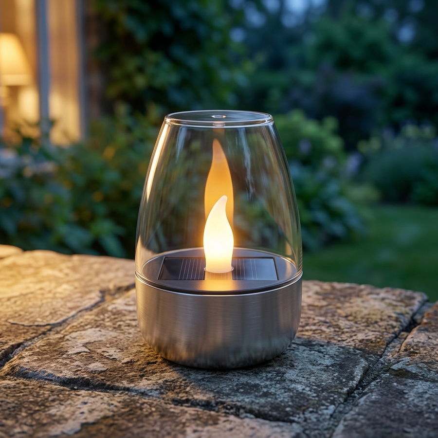 Lumivara – Solar Flickering Candle Light for Outdoor Evenings