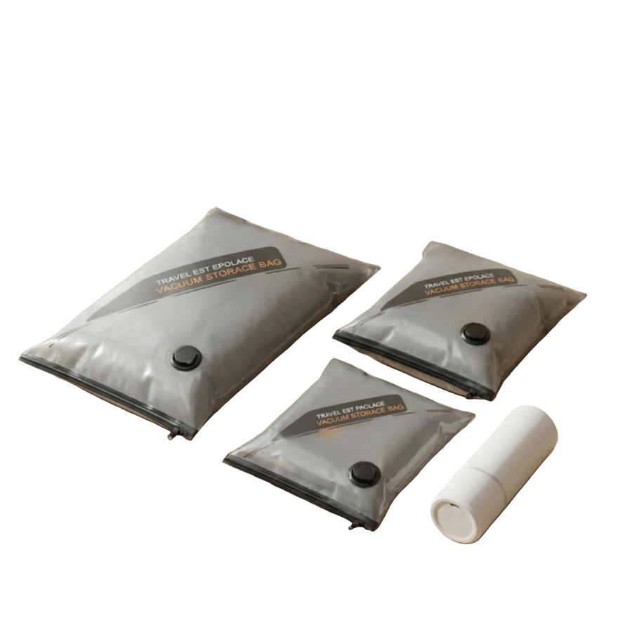 Packflat – Space Saving Vacuum Bags with Electric Pump