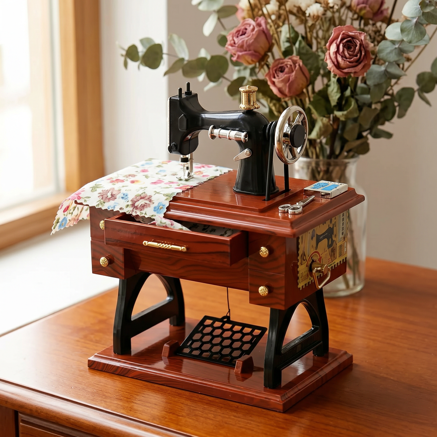 Lunavia – Mini Sewing Machine Music Box