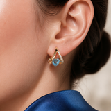 Lunavia – V-Frame Heart Earrings