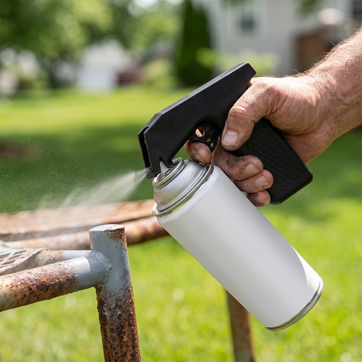 Gripfire – Snap-On Spray Gun Handle for Any Can