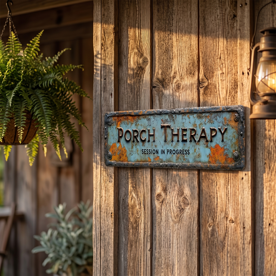 Porchly – Vintage Farmhouse Porch Therapy Plaque