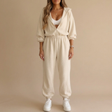 Elowyn – Women's Cozy One Piece Hooded Jumpsuit