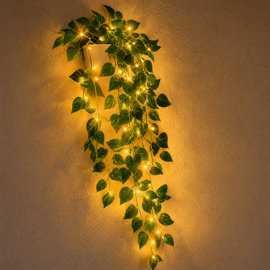 Verdant Vine – Glowing Hanging Vine Light