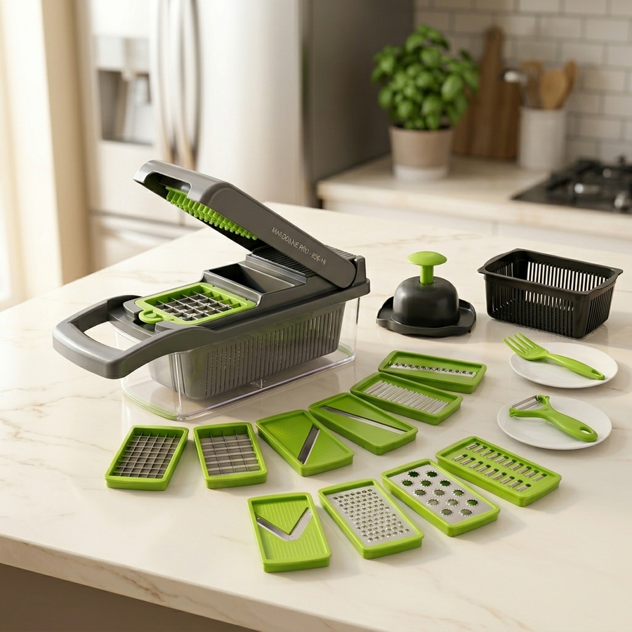 Slicera – All in One Veggie Prep Station