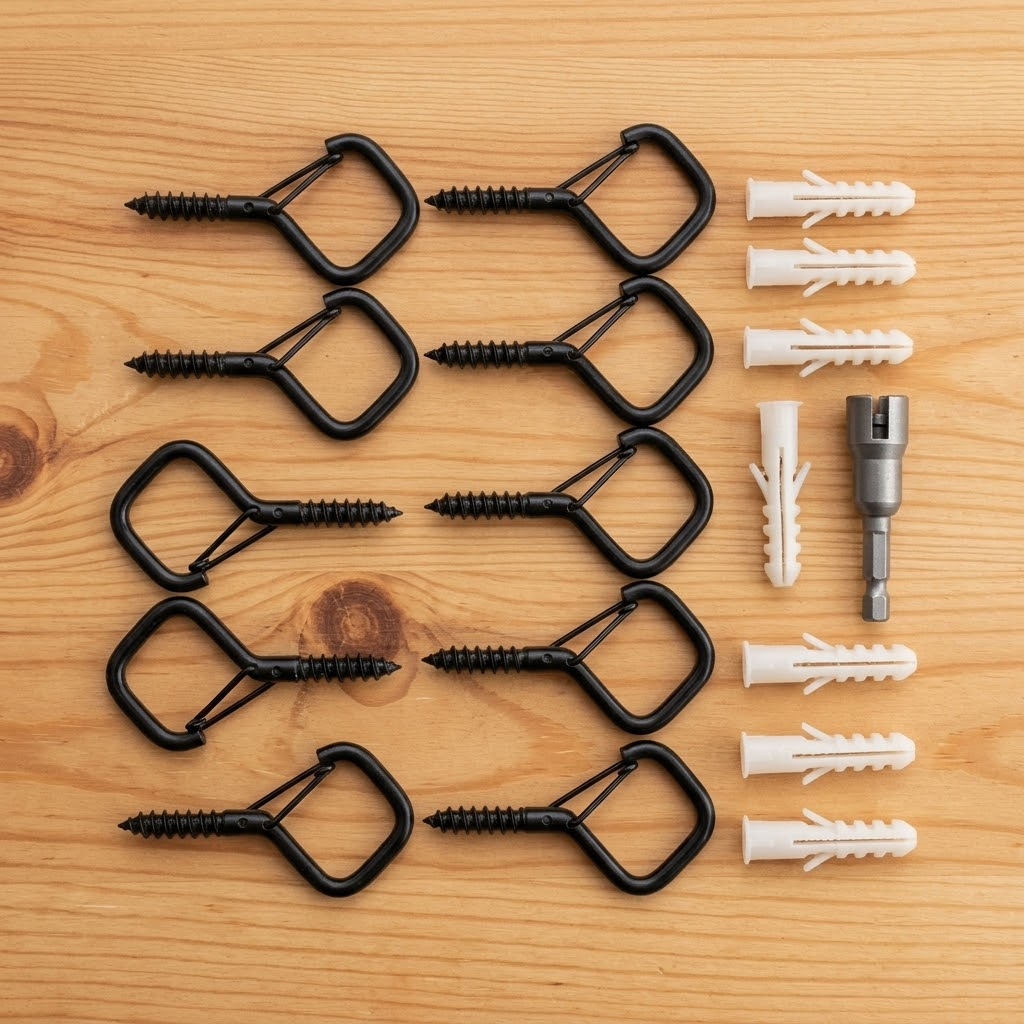 SnapLock – Snap Hanging Hooks with Drill Bit Set