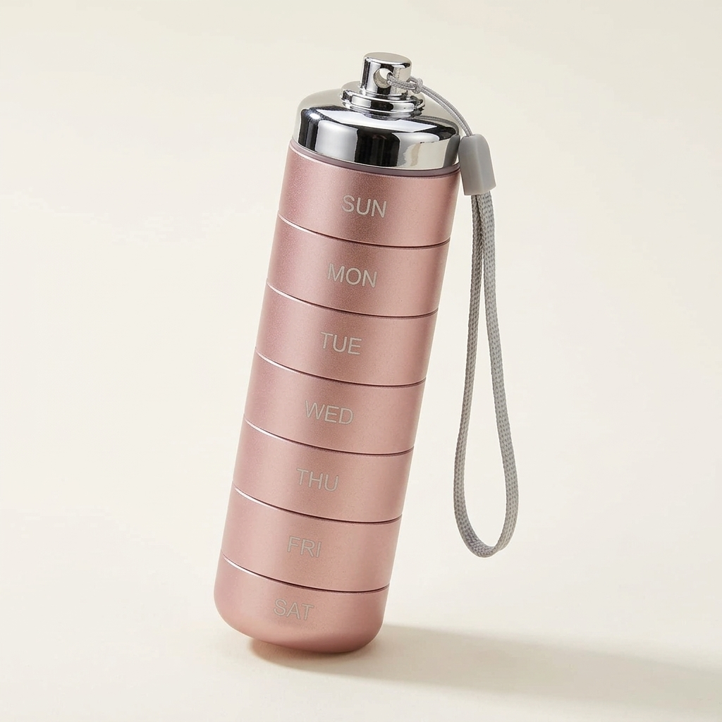 Pillvault – Waterproof 7 Day Aluminum Pill Organizer