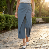 Lunavia – Wrap-Front Wide-Leg Pants