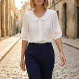 Florenne – Women's Retro Collar Blouse