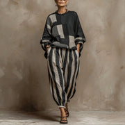 Black Multi Stripe