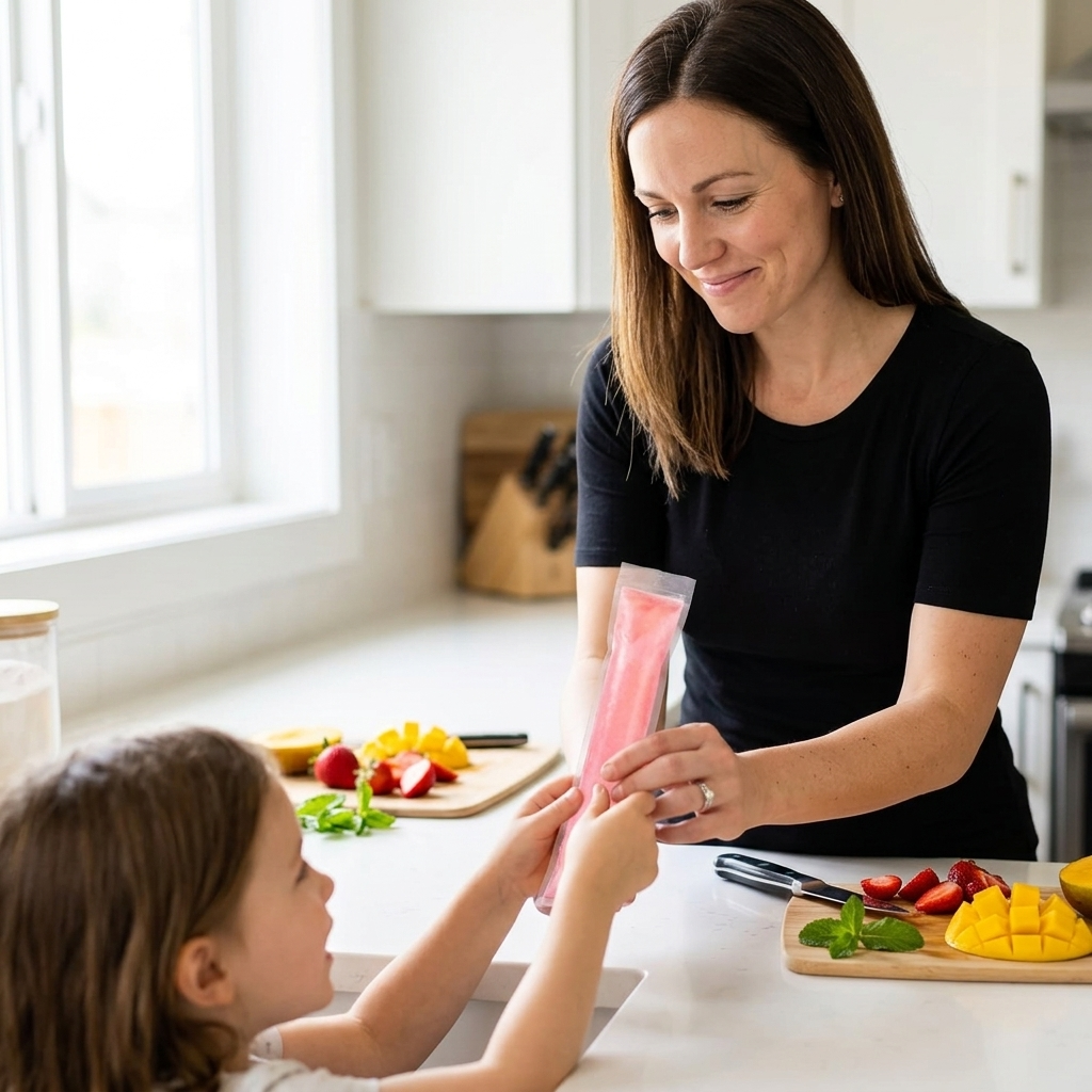 Popsly – Leakproof DIY Popsicle Pouches with Funnel