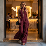 Lunelle – Women's Sculpted Halter Jumpsuit