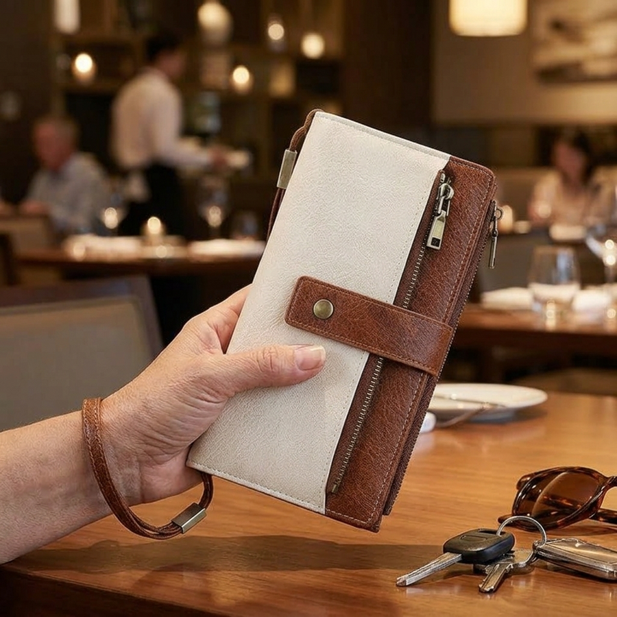 Tessara – Vintage RFID Trifold Wallet