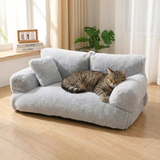 Pawlura – Plush Pet Sofa with Washable Cover